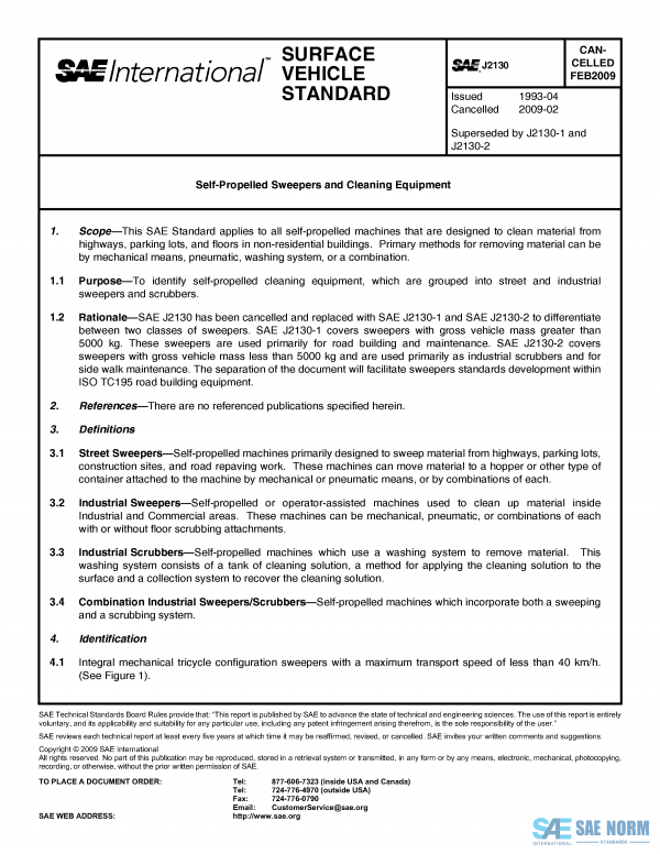SAE J 2130 Series PDF