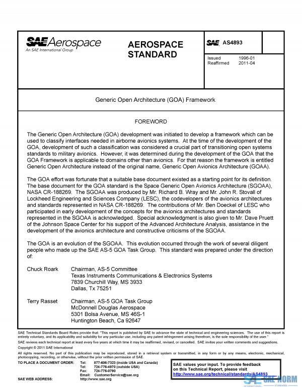 SAE AS 4893 Series PDF