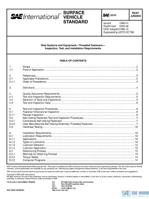 SAE J 2270 Series PDF