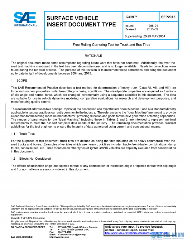 SAE J 2429 Series PDF