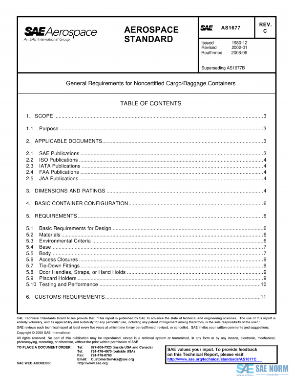 SAE AS 1677 Series PDF