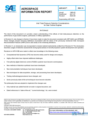 SAE AIR 1419 Series PDF