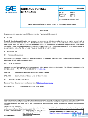 SAE J 2567 Series PDF
