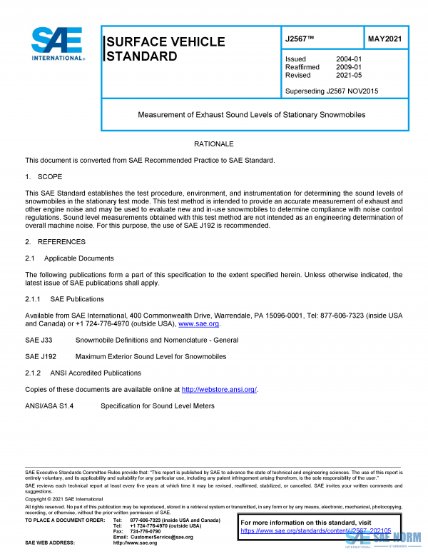SAE J 2567 Series PDF