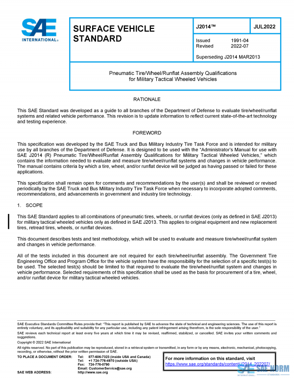 SAE J 2014 Series PDF