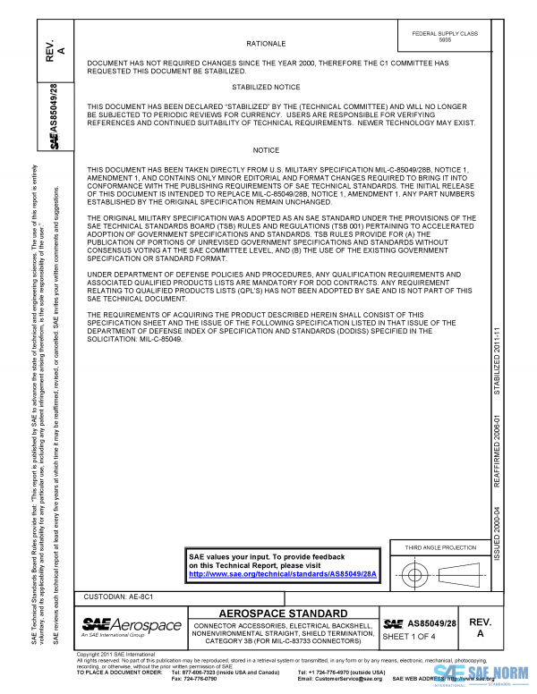 SAE AS 85049/28 Series PDF