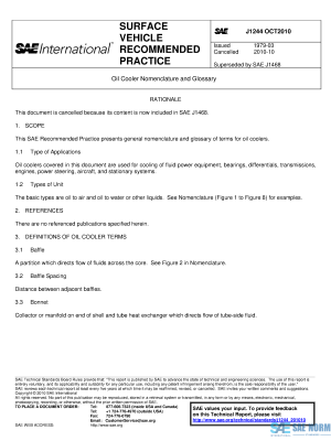 SAE J 1244 Series PDF