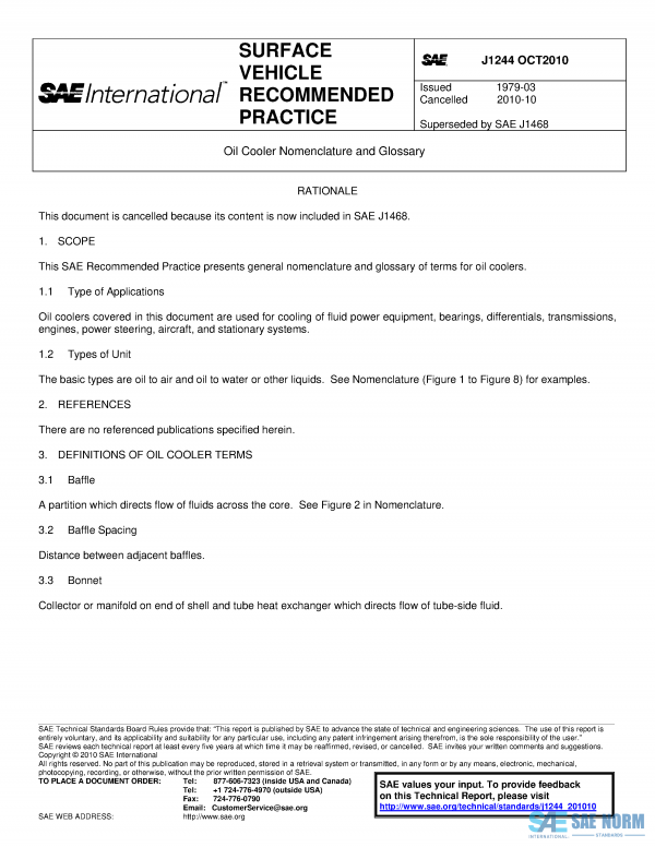 SAE J 1244 Series PDF