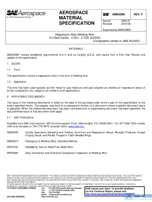 SAE AMS 4396 Series PDF