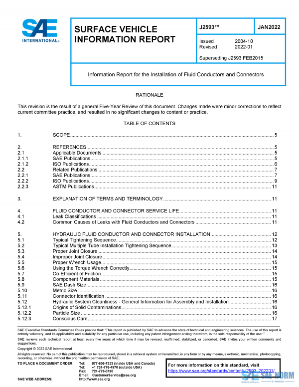 SAE J 2593 Series PDF