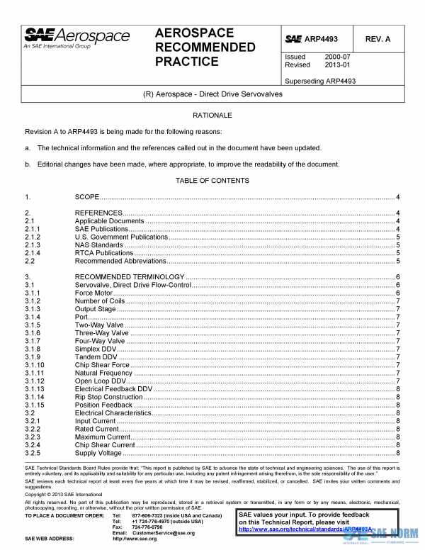 SAE ARP 4493 Series PDF