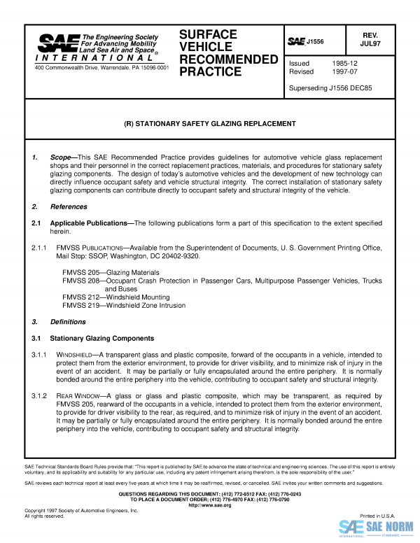 SAE J 1556 Series PDF