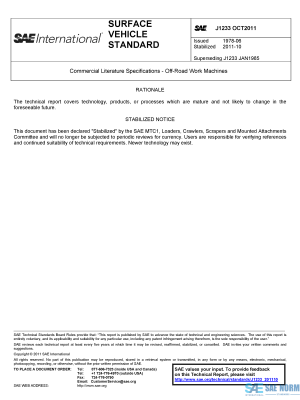 SAE J 1233 Series PDF