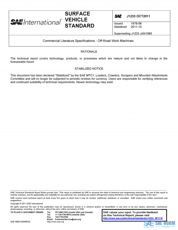 SAE J 1233 Series PDF