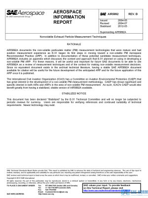 SAE AIR 5892 Series PDF