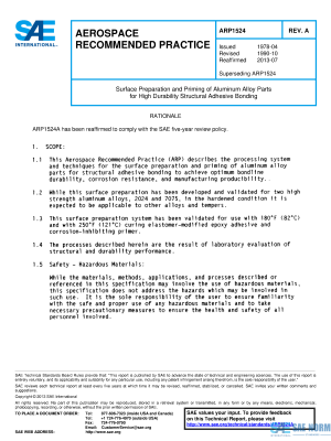 SAE ARP 1524 Series PDF
