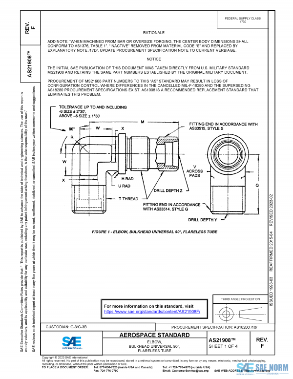 SAE AS 21908 Series PDF