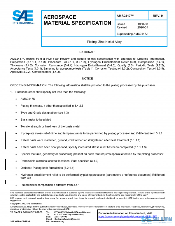 SAE AMS 2417 Series PDF