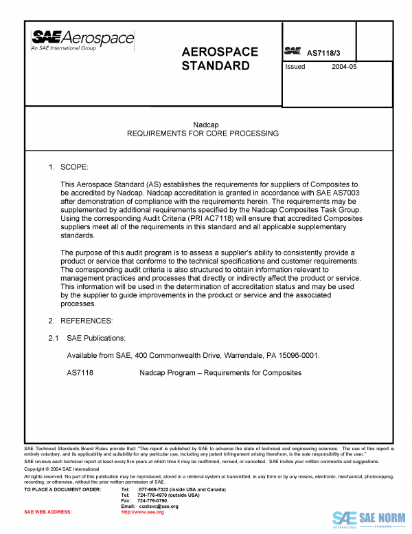 SAE AS 7118/3 Series PDF