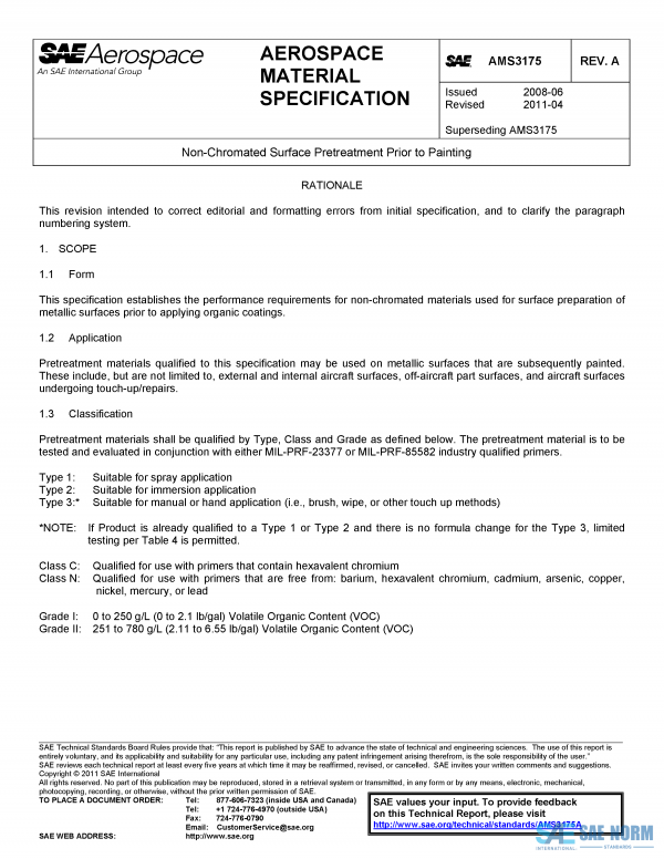 SAE AMS 3175 Series PDF