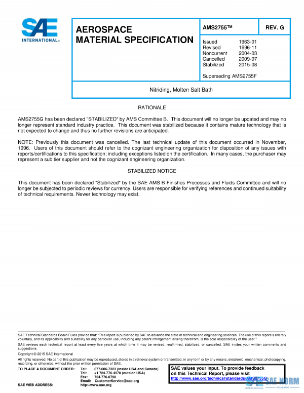 SAE AMS 2755 Series PDF