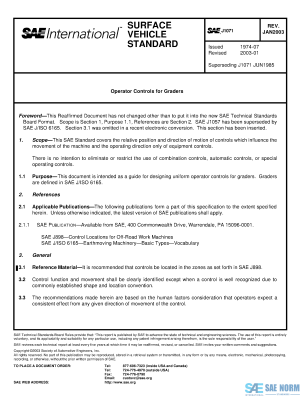 SAE J 1071 Series PDF