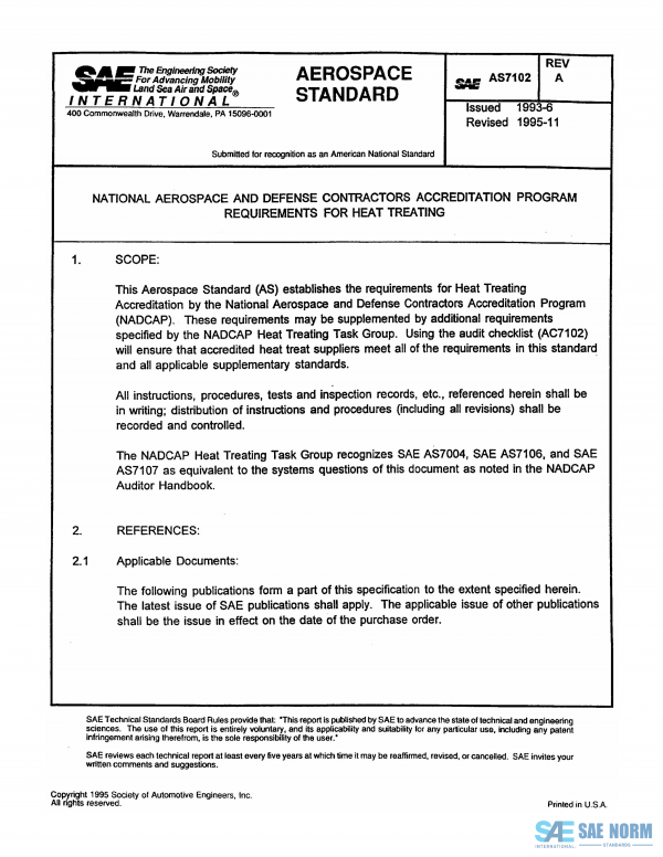 SAE AS 7102 Series PDF
