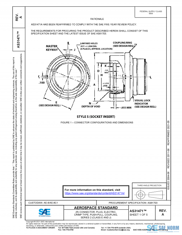 SAE AS 31471 Series PDF