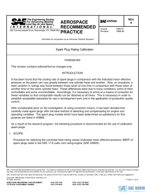 SAE ARP 890 Series PDF