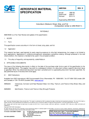 SAE AMS 7850 Series PDF