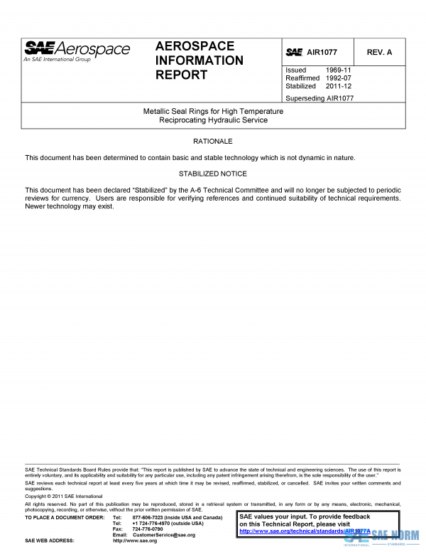 SAE AIR 1077 Series PDF