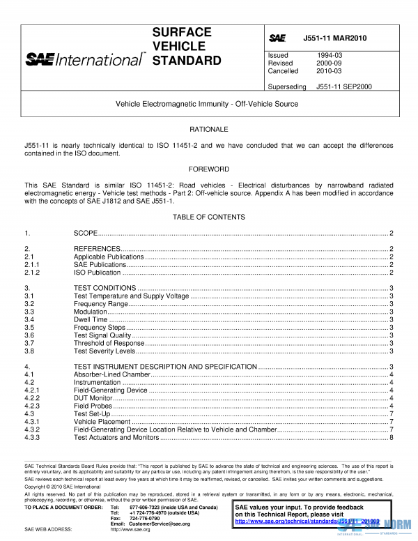 SAE J 551/11 Series PDF
