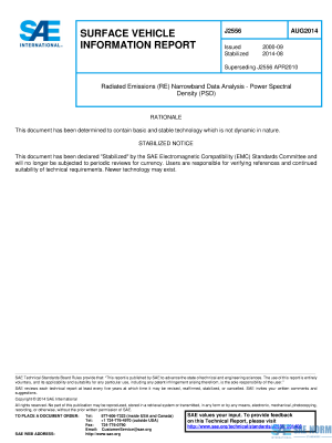 SAE J 2556 Series PDF