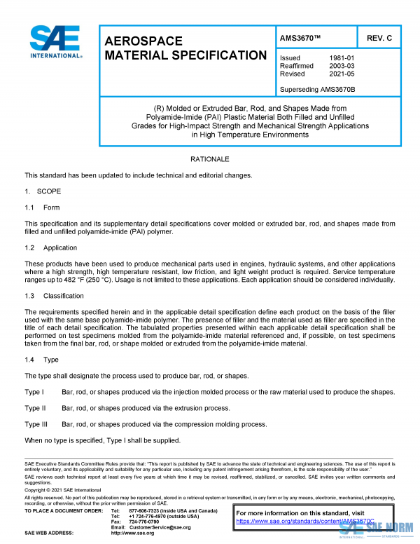 SAE AMS 3670 Series PDF