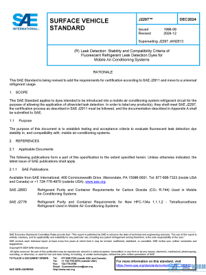 SAE J 2297 Series PDF