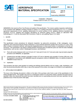 SAE AMS 2630 Series PDF