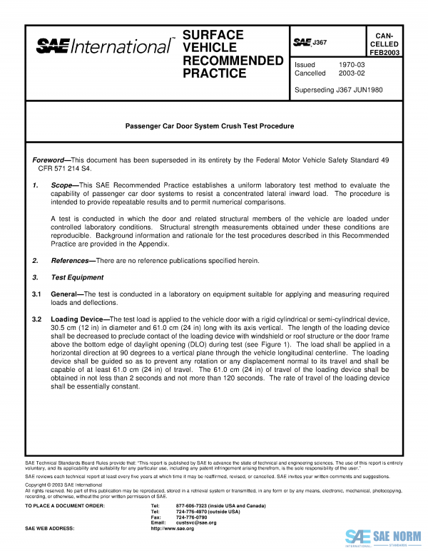 SAE J 367 Series PDF