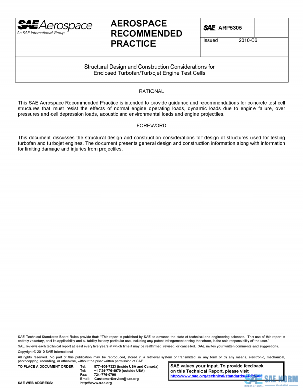 SAE ARP 5305 Series PDF