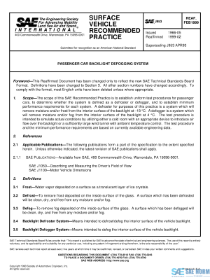 SAE J 953 Series PDF