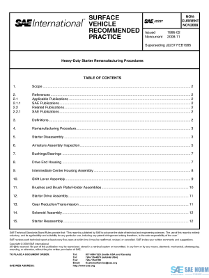 SAE J 2237 Series PDF