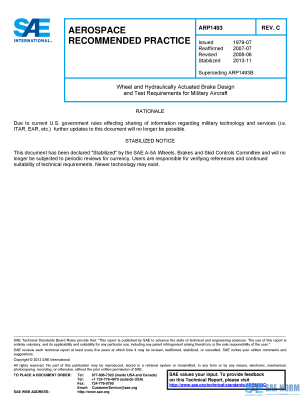 SAE ARP 1493 Series PDF