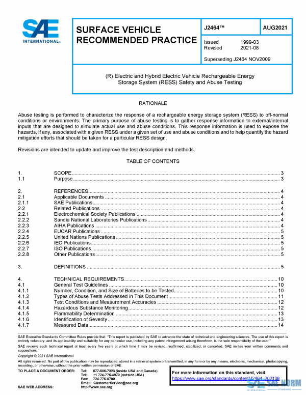 SAE J 2464 Series PDF