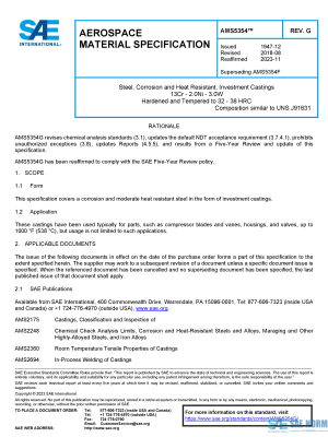 SAE AMS 5354 Series PDF