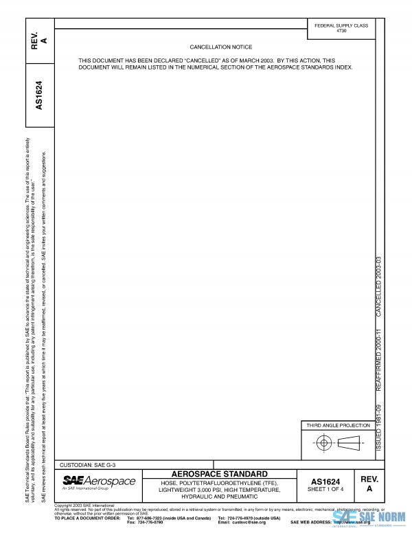SAE AS 1624 Series PDF
