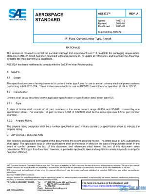 SAE AS 5372 Series PDF
