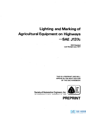SAE J 137 Series PDF