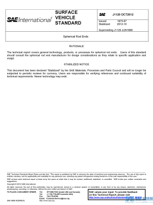 SAE J 1120 Series PDF