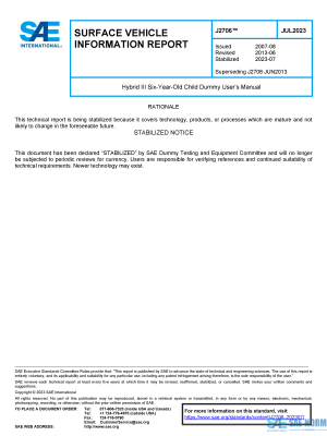 SAE J 2706 Series PDF