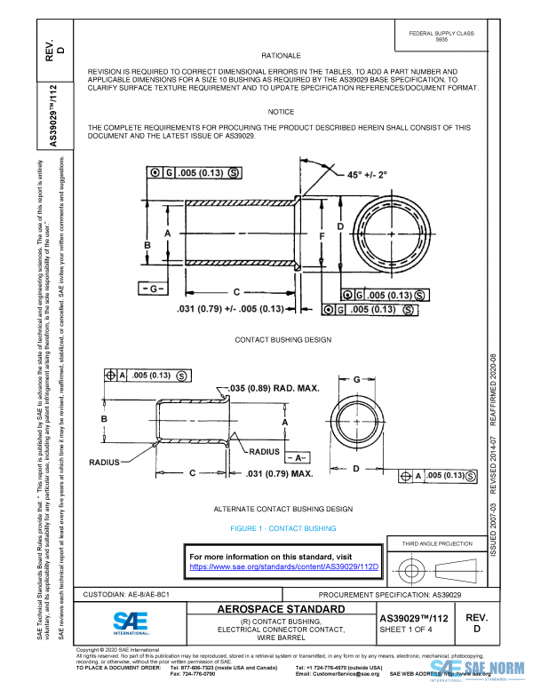 SAE AS 39029/112 Series PDF