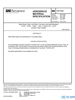 SAE AMS 5526 Series PDF